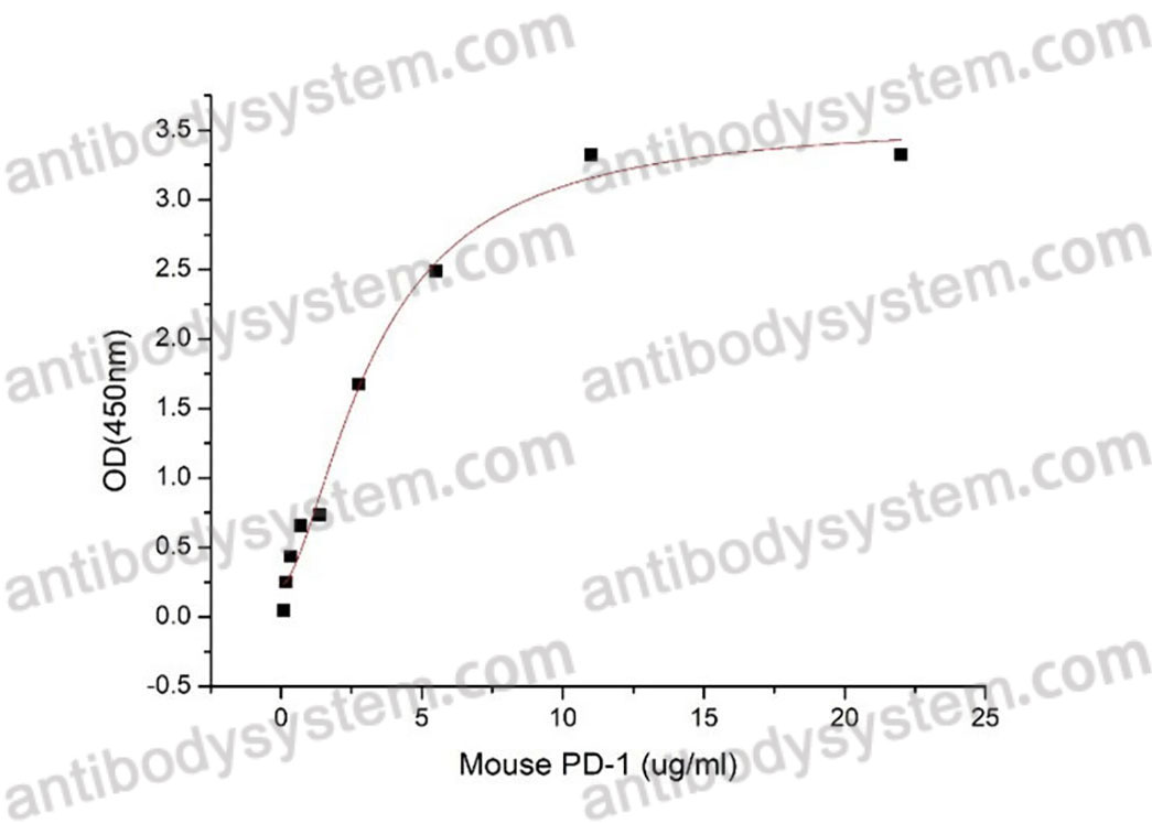 [Antibodysystem] Recombinant Mouse CD274/PD-L1/B7-H1 Protein, C-His (Active)