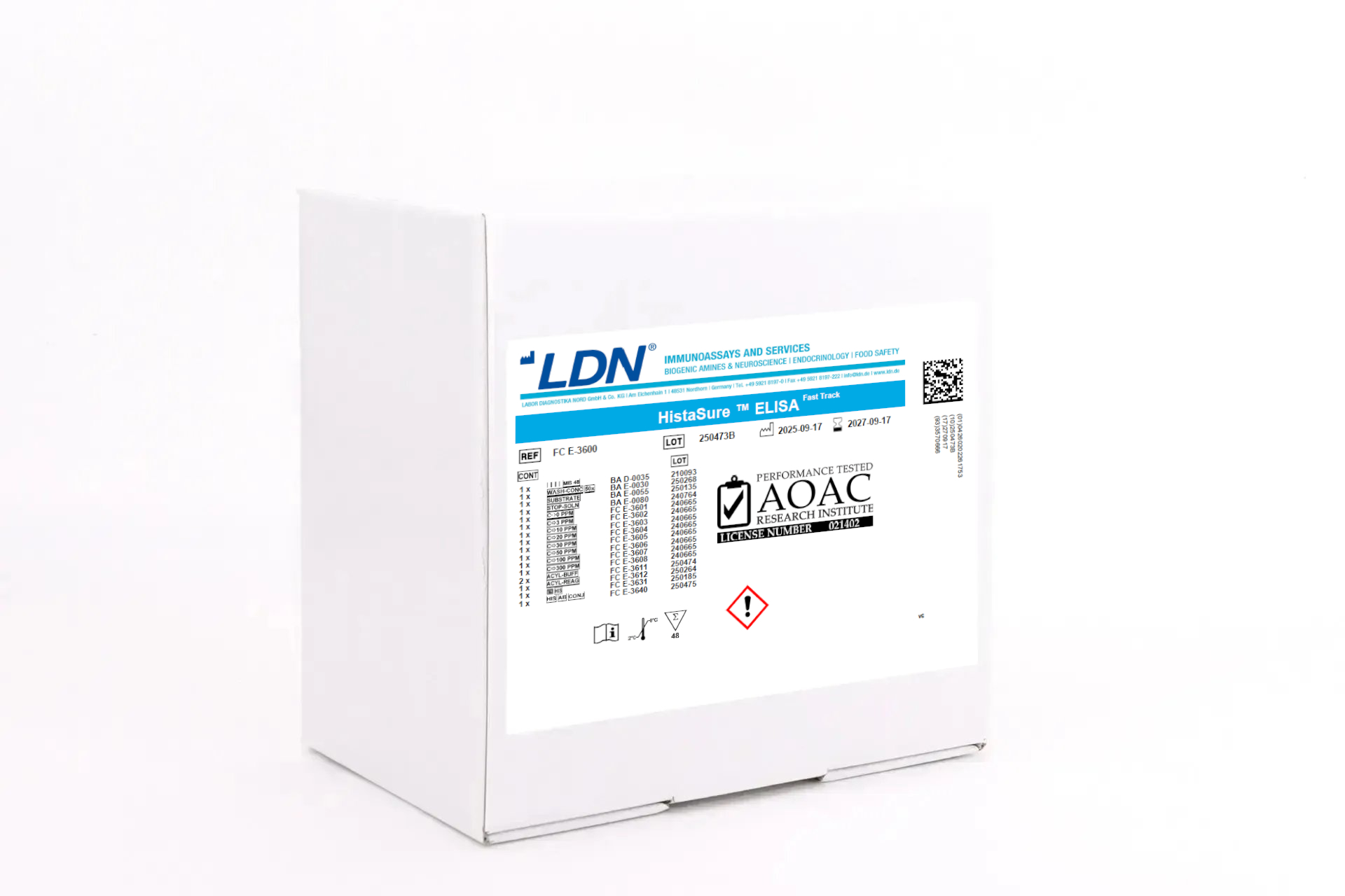 [LDN] HISTASURE ™ ELISA FAST TRACK (48 DETERMINATIONS)