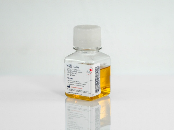 Donor Horse Serum, Defibrinated UK Origin